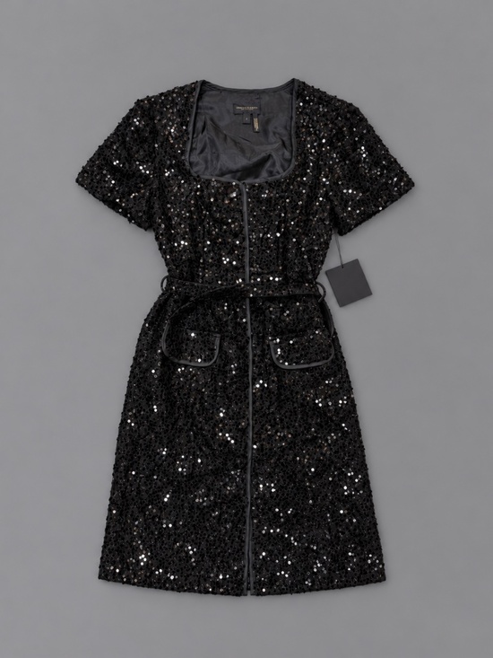Donna Karan Dresses & Skirts - Donna Karan New York Sequin Belted Dress – Size 4
